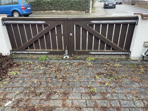 Einfahrtstor flügelig - einfahrtstor, 2-flügelig