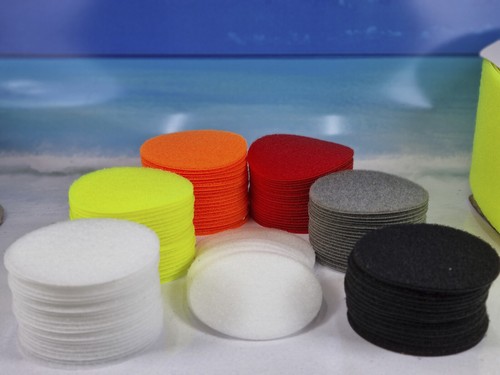 Flauschband rund 8cm stück - flauschband, 10