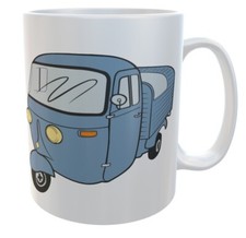 Ape Moped Kleintransporter Vespacar Dreirad Italien Tasse Kaffeetasse Becher MUG