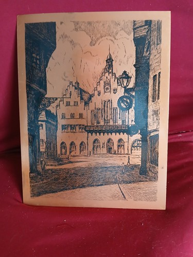 Kupferbild frankfurt römer - kupferbild,