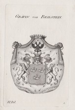1830 Beilstein Wappen coat of