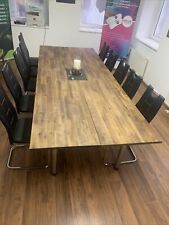 Esszimmerstühle gebraucht  10 Stück Schwarz Gestell Crohm 