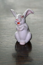Rosenthal Osterhase Classic in weiß mit rotem Mund, Höhe ca. 5 cm