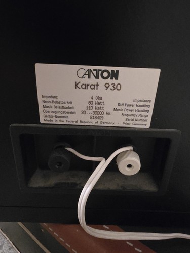 Canton karat 930 lautsprecher - canton,