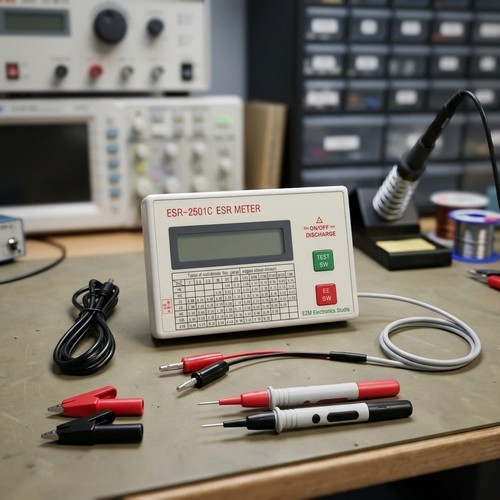 Esr kondensatortester - esr,
