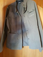 Baumwoll-Jacke, Safari-Hemdjacke KangaRoos Gr. 182, olivgrün, wie NEU