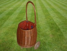 Kinder-Einkaufswagen aus Weide