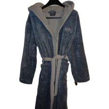 Looks by Wolfgang Joop Unisex Bademantel Morgenmantel  Saunamantel Gr. S Grau 