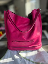 Longchamp 3 D Shopper Handtaschen Sag Beuteltasche fuchsia pink Himbeere Kalbsle