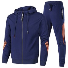Herren Hoodie + Hose Training Free Jogging Trainingsanzug Tracksuit Suit