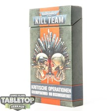 Spielzubehör - Critical Ops - Tac Ops & Mission Cards - deutsch