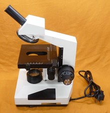 Leybold Didactic Arzt Labor Mikroskop * Stativ Kreuztisch Revolver Beleuchtung