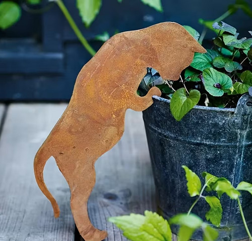 Rostige deko katze - deko,