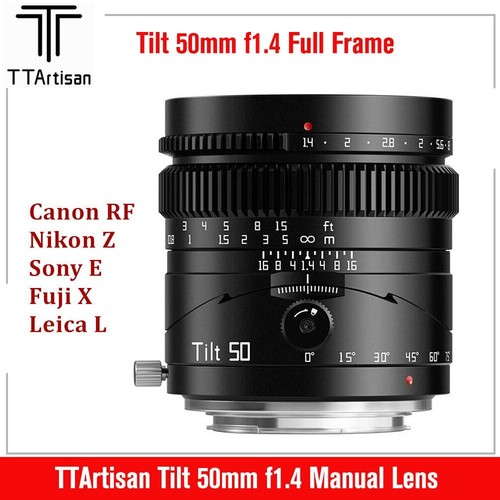 Ttartisan 50mm tilt shift - ttartisan,