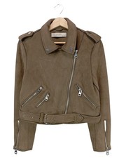 ZARA BASIC Kunstlederjacke