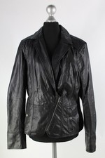 Street One schwarze Leder-Jacke Gr.40/M echtes Schafsleder Top Zustand