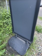 Kundenstopper  A1- 80x60cm Outdoor Schwarz  | Plakatständer wetterfest