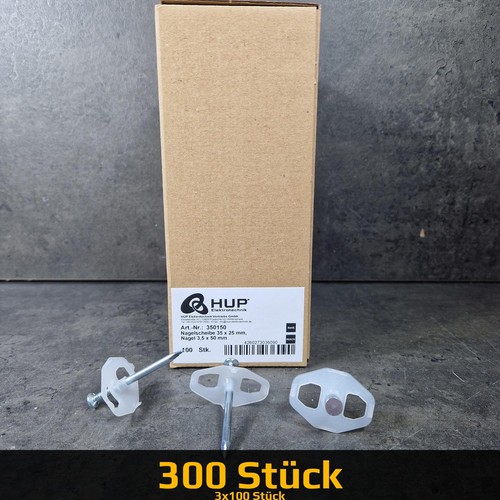 300 stück nagelscheibe oval - 300,