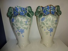 2 Jugendstil Kamin-Vasen K & G