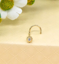 18K Gelbgold Blende Set 0.04