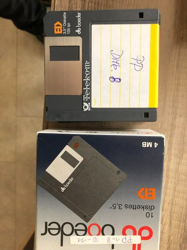 Disketten 10x floppy 5 - floppy, 3.5“