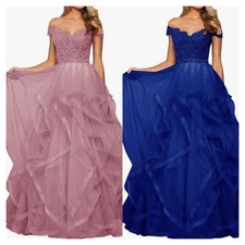 A-Linie Abendkleid Lang Damen