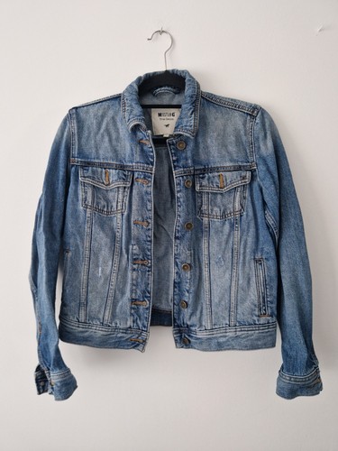 Mustang damen jeansjacke blau - mustang,