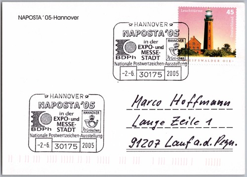 Sonderstempel hannover 2005 - hannover,