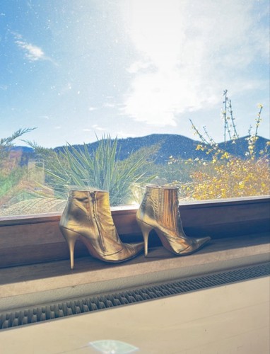 Denny rose heels gold - rose,