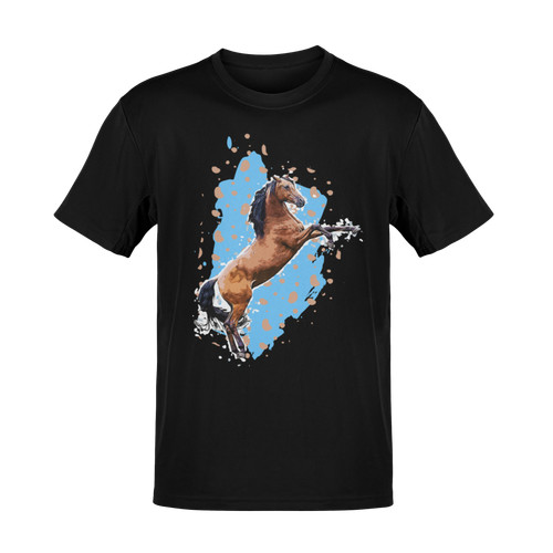Shirt braunes pferd - braunes,