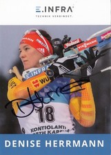 Denise Herrmann: Olympiasiegerin+Weltmeisterin Biathlon GER