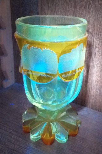 Andenken uranglas biedermeier - andenken,
