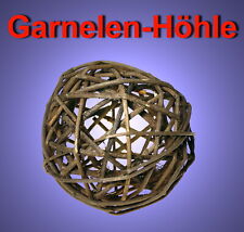 Aquarium Deko 🐟 GARNELEN NATUR KUGEL HÖHLE 🐟 Terrarium Nano Zubehör