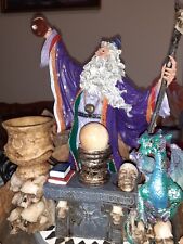 Fantasy Zauberer Brunnen für Zimmer Deco Tischbrunnen Wasserbrunnen