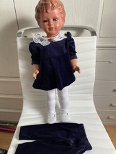 Schildkröt alte antike Puppe 64 cm Ursel? Christel? Gabriele