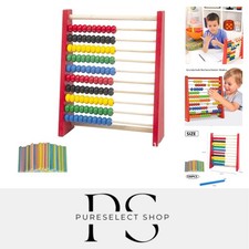 Bavooty Rechenschieber für die Grundschule – Effektives Lernspielzeug aus Holz