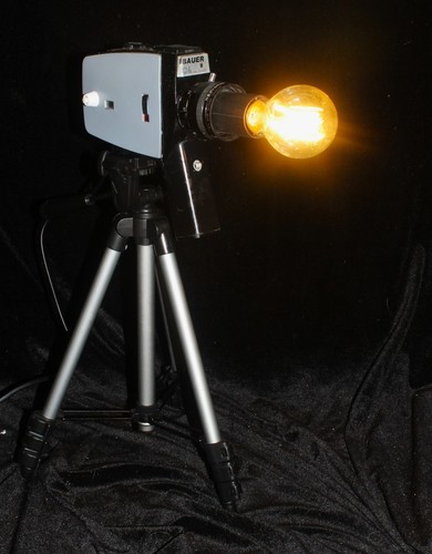 Vintage kameralampe bauer - kameralampe, c4
