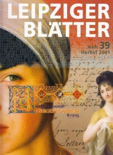 Leipziger blätter heft 39 - heft,