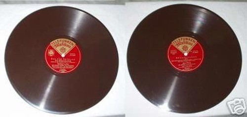 Schellack platte telefunken - platte,