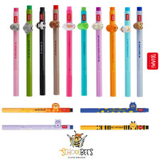LEGAMI Gelschreiber mit Deko Tier abnehmbar Gelstift Lovely Friends Tintenroller