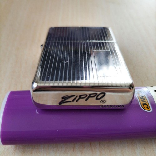 Zippo sterling silver engine - sterling,