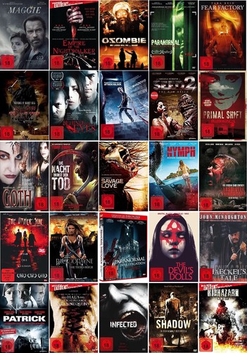Paket mit horrorfilmen - paket, 25