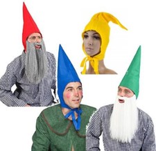 Zwerg Zwergen Kostüm Kleid Wichtel Gnom Zwergenkostüm Mütze Kinder Damen Herren