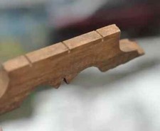 Holzsteg Balalaika 3 Saiten