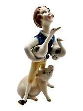 Ens Porzellan Figur Hans im Glück Märchen Wilhelm Busch Porzellan Sammlung Rar