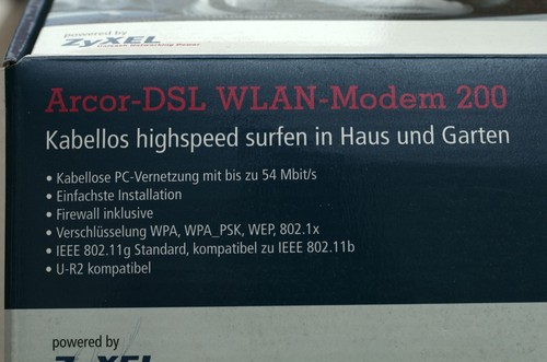 Zyxel arcor dsl - arcor-dsl, 100