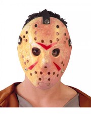 Verdreckte Jason Eishockey Horror Maske für Halloween & Horrorfilm Fans