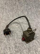 Wehrmacht M.G.42 Zieloptik Handlampe Doppelstecker mit Schalter