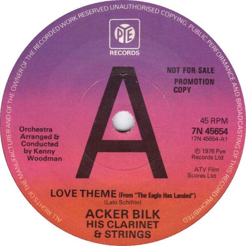 Acker bilk his clarinet and - acker,