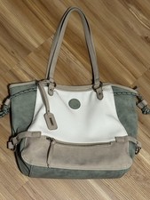 Rieker Damen Handtasche Tasche Grün Beige Mint